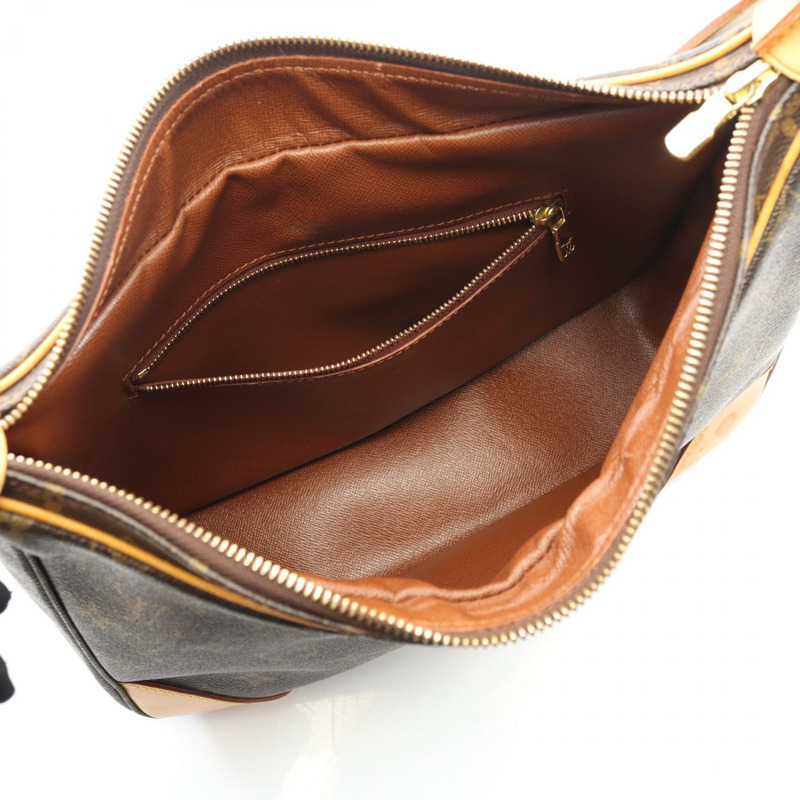 路易威登 Boulogne PM 單肩包 M51265 Monogram 皮革 棕色 二手 LV-2