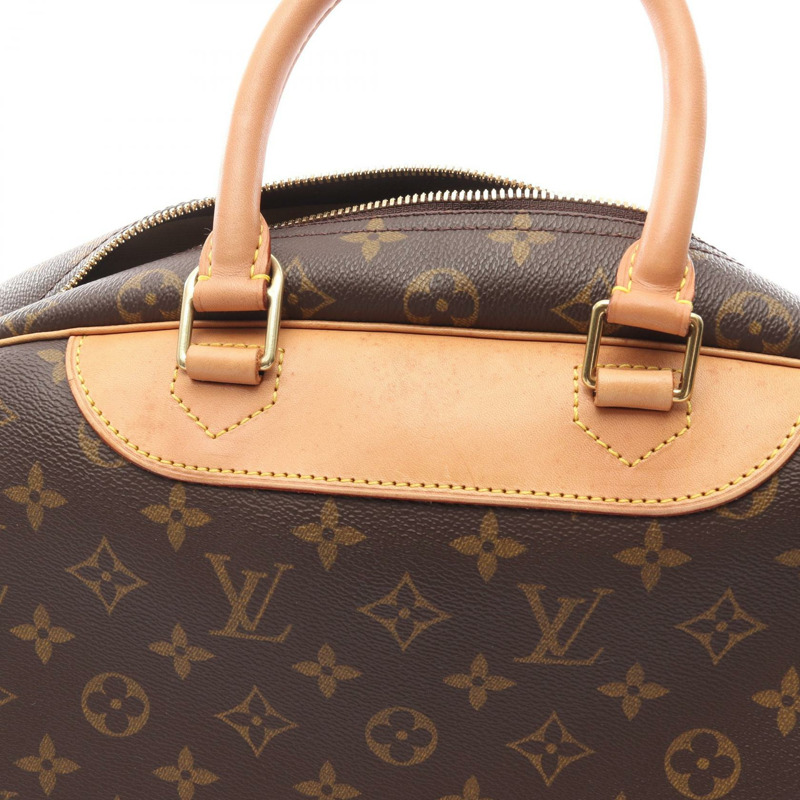 路易威登 Deauville Bowling Vanity 手提包 M47270 Monogram 棕色皮革-6