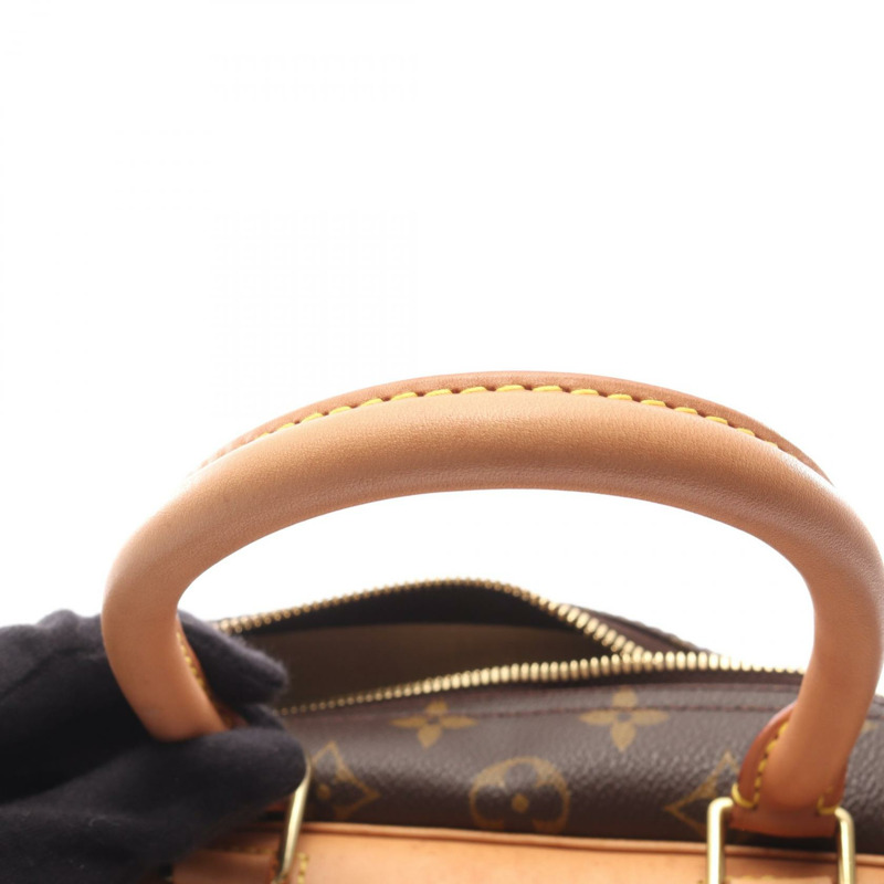 路易威登 Deauville Bowling Vanity 手提包 M47270 Monogram 棕色皮革-9