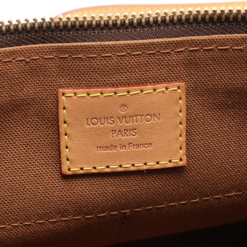 路易威登 Popincourt 長肩包 M40008 Monogram 帆布皮革棕色-3