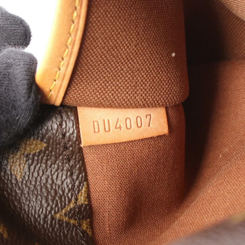 路易威登 Popincourt 長肩包 M40008 Monogram 帆布皮革棕色-4