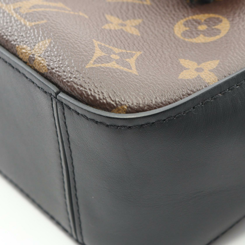 路易威登 Saintonge 單肩斜背包 M43555 Monogram 皮革 Noir LV-5