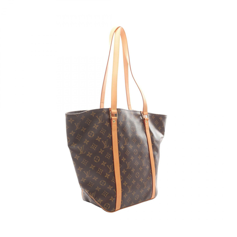 路易威登 (LOUIS VUITTON) 購物手提包 M51108 Monogram帆布皮革棕色二手LV-1