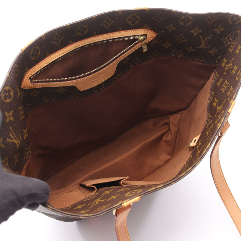 路易威登 (LOUIS VUITTON) 購物手提包 M51108 Monogram帆布皮革棕色二手LV-2