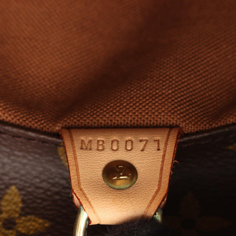 路易威登 (LOUIS VUITTON) 購物手提包 M51108 Monogram帆布皮革棕色二手LV-4
