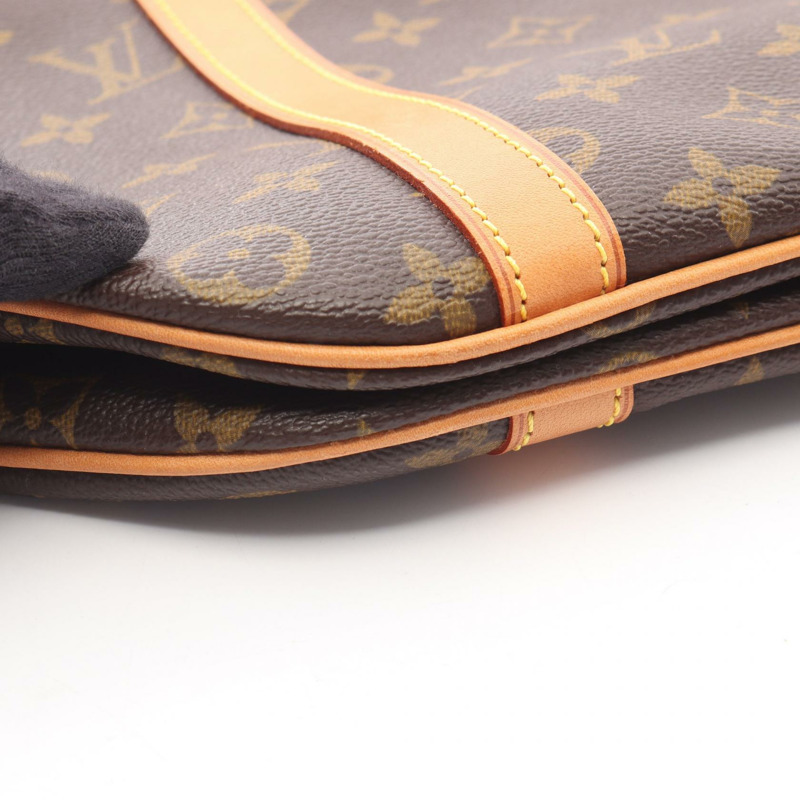 路易威登 (LOUIS VUITTON) 購物手提包 M51108 Monogram帆布皮革棕色二手LV-6