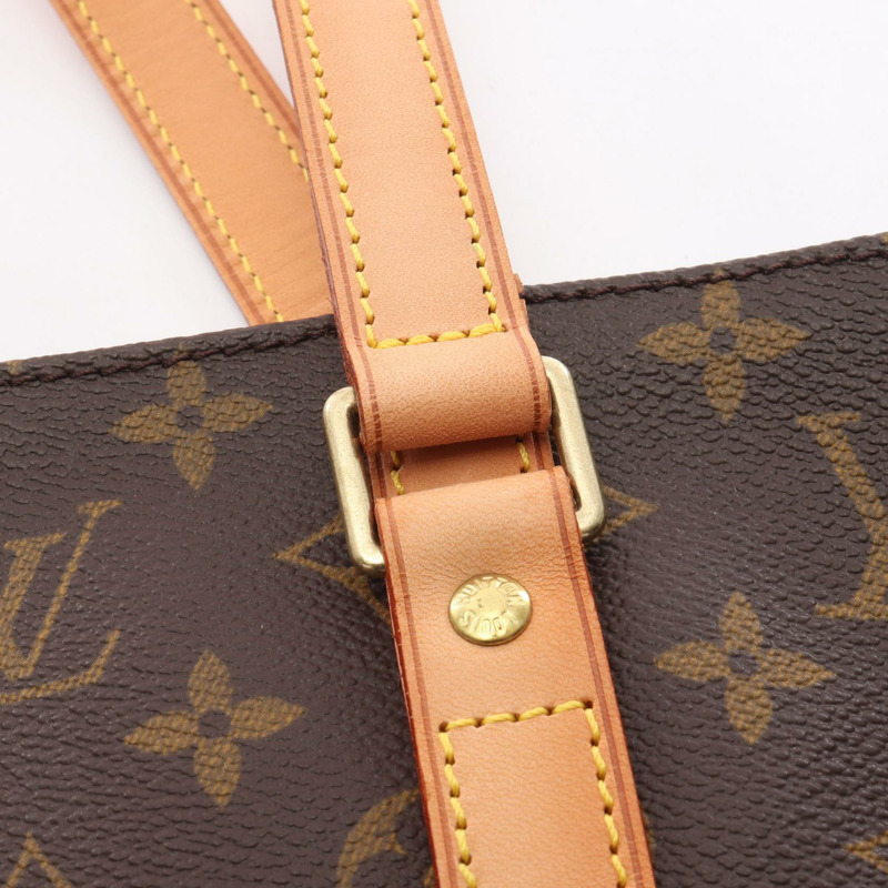 路易威登 (LOUIS VUITTON) 購物手提包 M51108 Monogram帆布皮革棕色二手LV-9