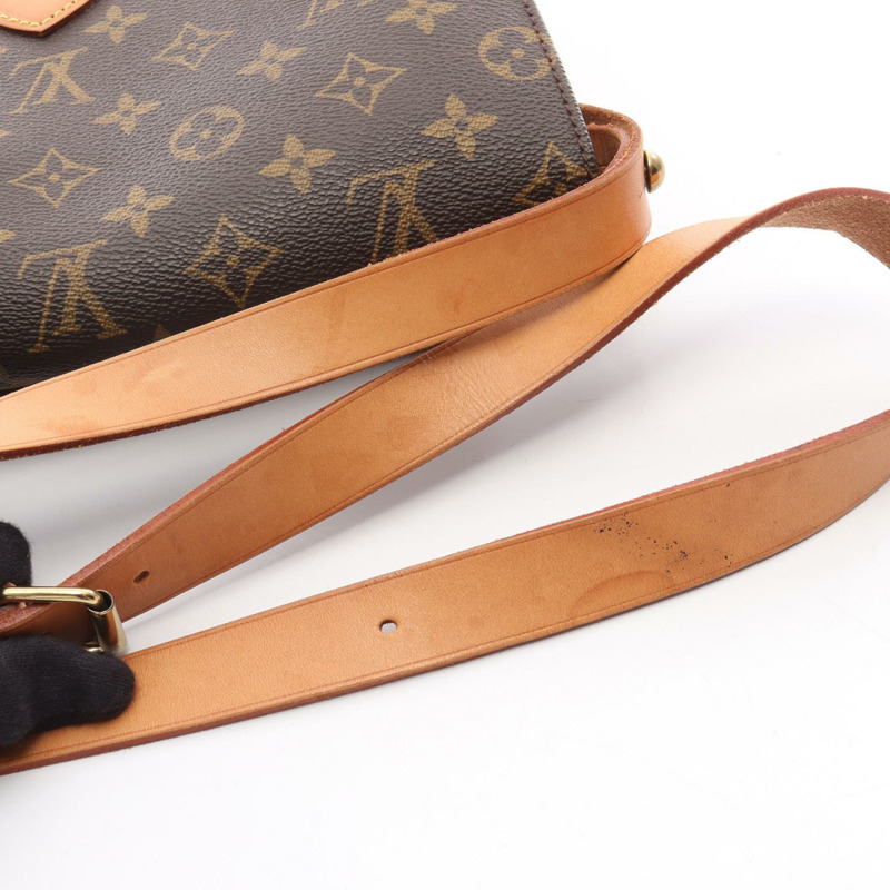 路易威登 Cartouchiere GM 單肩斜背包 M51252 Monogram 帆布 二手-11