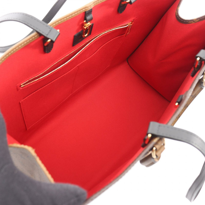 路易威登 On-the-go GM 單肩托特包 M45320 Monogram Giant 反向棕色-2