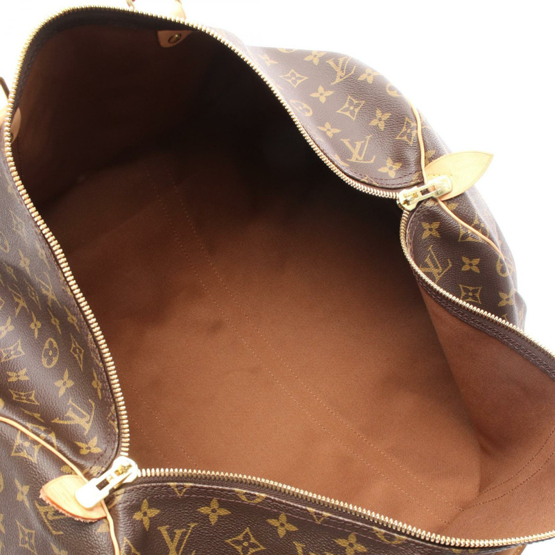 路易威登 Keepall 55 手提旅行包 M41424 Monogram 皮革 棕色 二手 LV-2