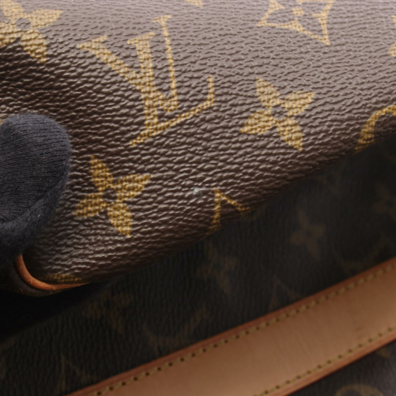 路易威登 Keepall 55 手提旅行包 M41424 Monogram 皮革 棕色 二手 LV-8