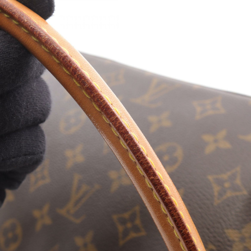 路易威登迷你環形手提包 M51147 Monogram 皮革棕色二手女士-11