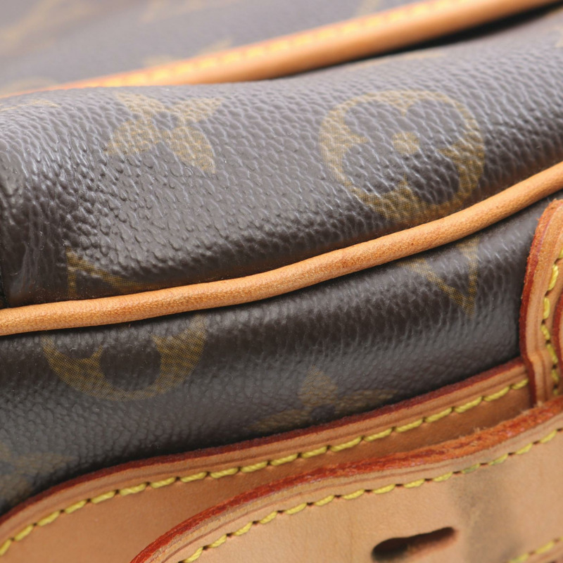 路易威登 Tulum GM 單肩斜背包 M40075 Monogram 皮革 棕色 二手-6