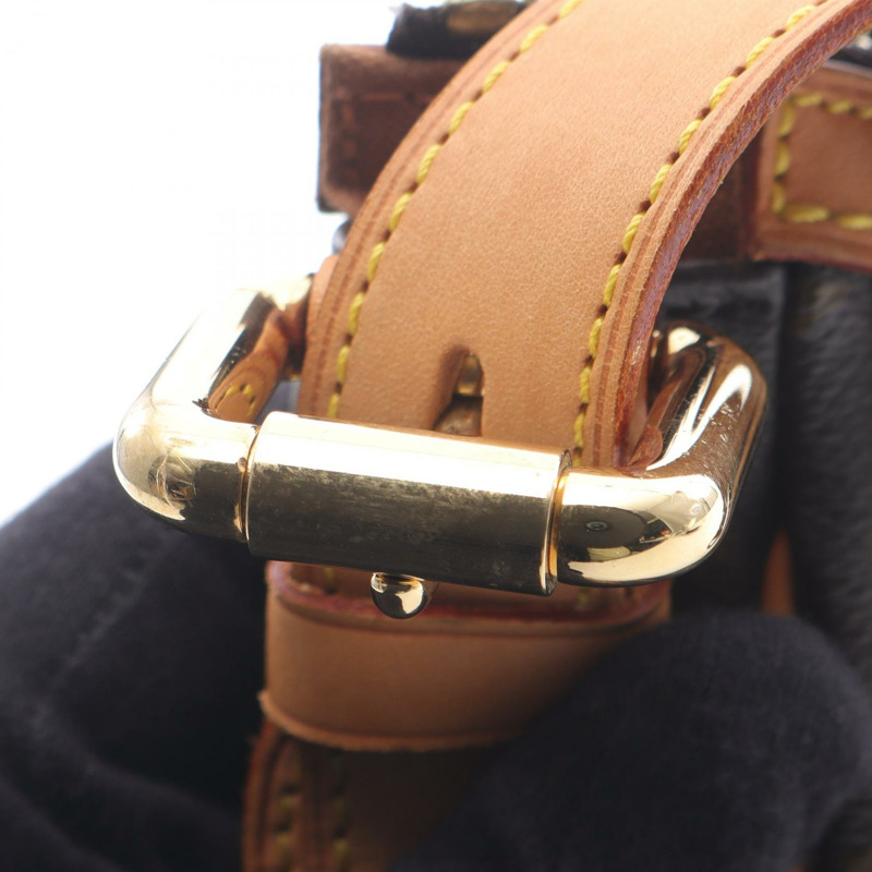 路易威登 Tulum GM 單肩斜背包 M40075 Monogram 皮革 棕色 二手-10