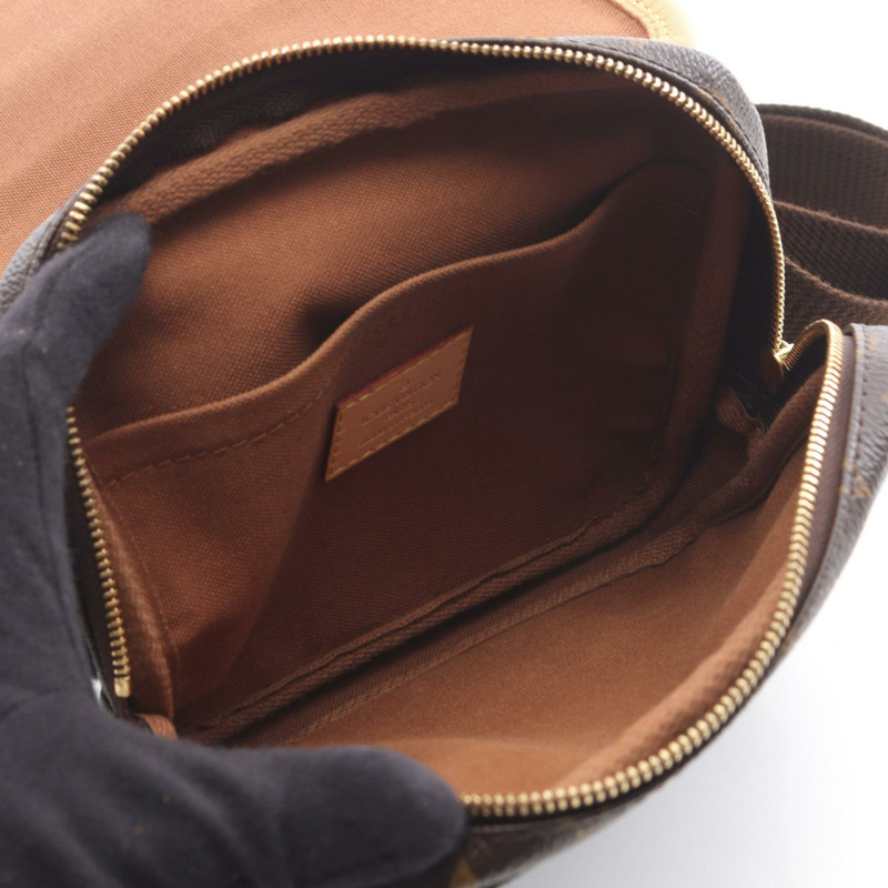 路易威登 Bosphore 腰包 M40108 Monogram 皮革 棕色 二手 LV-2