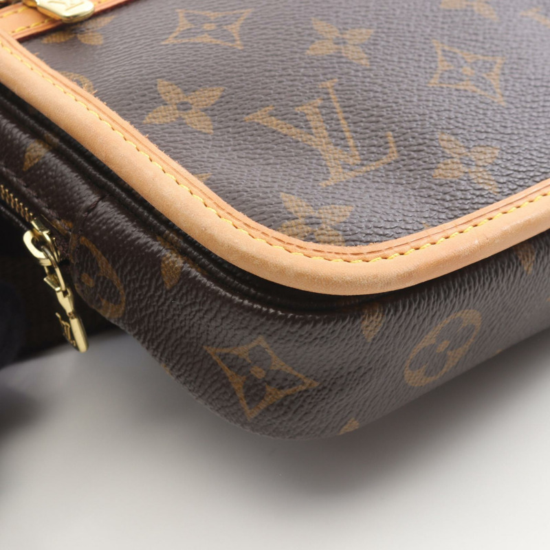 路易威登 Bosphore 腰包 M40108 Monogram 皮革 棕色 二手 LV-6