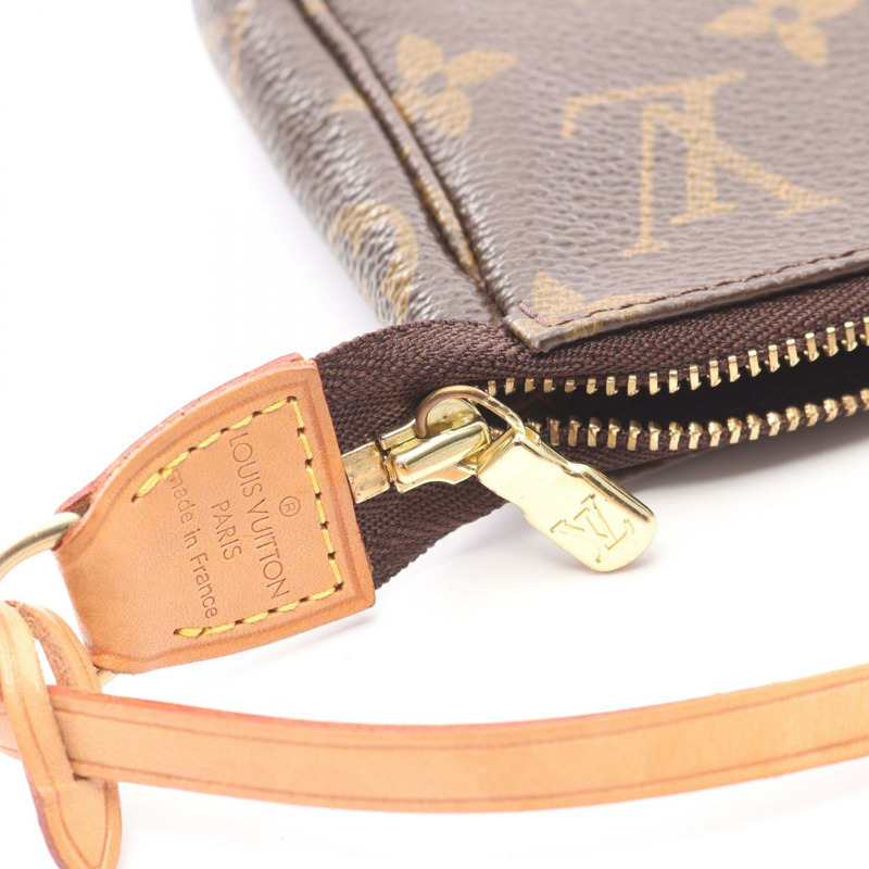 路易威登 Pochette Accessoires 手提包 M51980 Monogram 棕色皮革-7