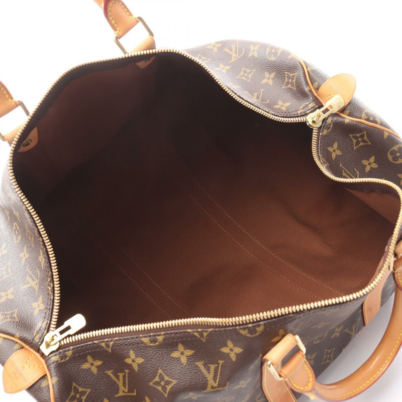 路易威登 Keepall 50 旅行手提包 M41426 Monogram 皮革 棕色 二手 LV-2