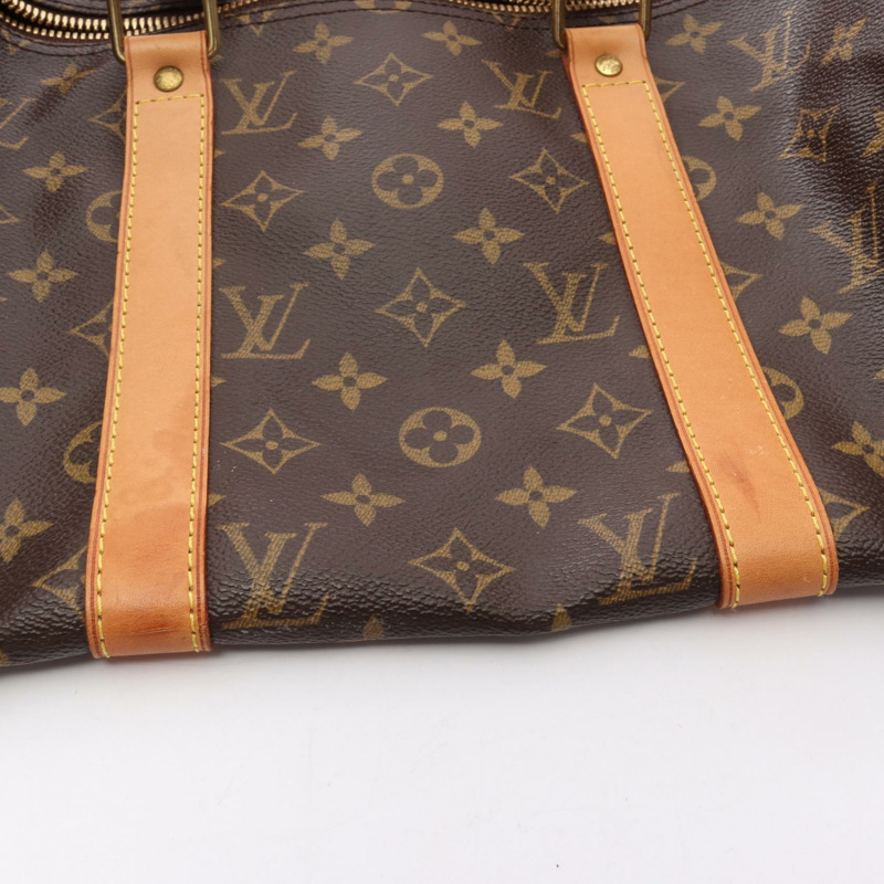路易威登 Keepall 50 旅行手提包 M41426 Monogram 皮革 棕色 二手 LV-10