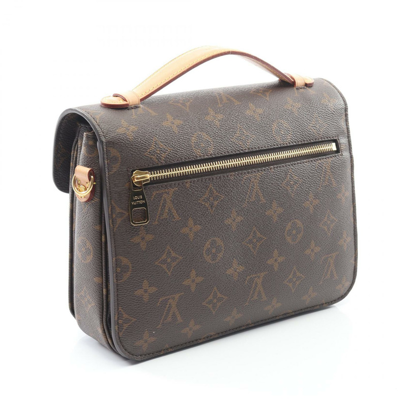 路易威登 Pochette Metis MM 斜背包 M44875 Monogram 棕色皮革-1