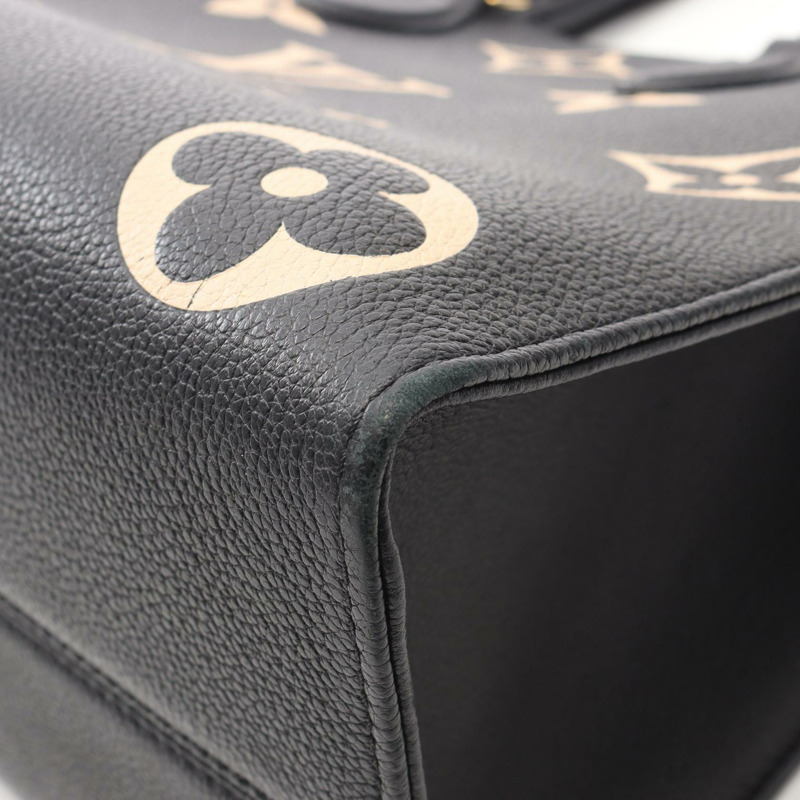 路易威登 On the Go MM 雙色手提單肩包 M45495 Monogram 印花-4