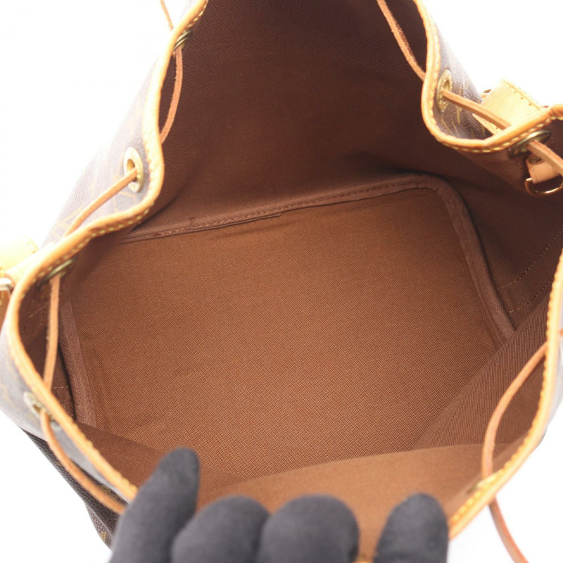 路易威登 Petit Noe 抽繩肩背包 M42226 Monogram 棕色皮革-2