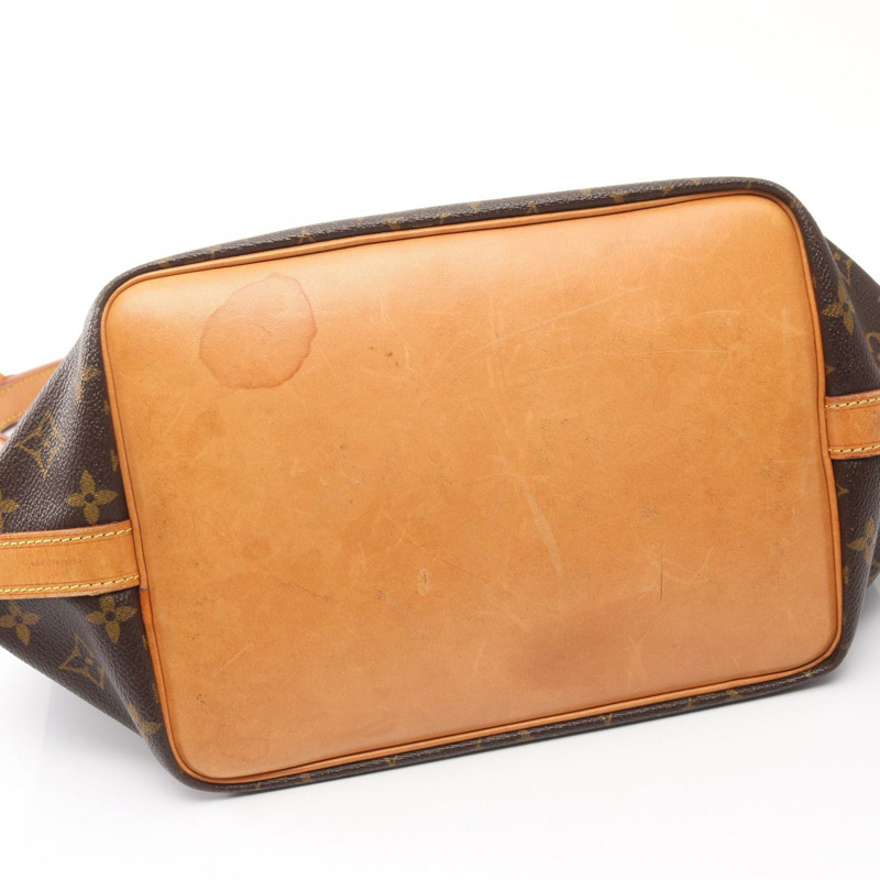 路易威登 Petit Noe 抽繩肩背包 M42226 Monogram 棕色皮革-5