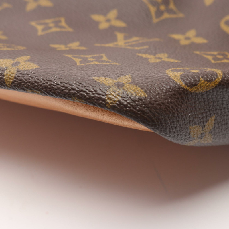 路易威登 Petit Noe 抽繩肩背包 M42226 Monogram 棕色皮革-6