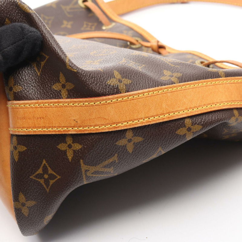 路易威登 Petit Noe 抽繩肩背包 M42226 Monogram 棕色皮革-7