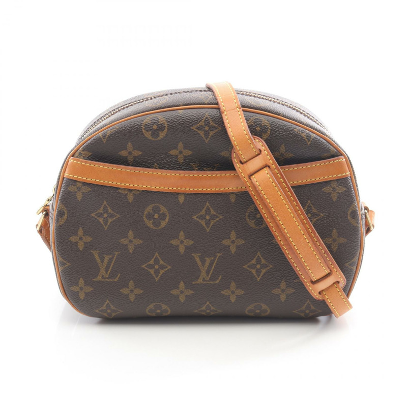 路易威登 Blois 肩背包 M51221 Monogram 帆布皮革棕色二手女士-0