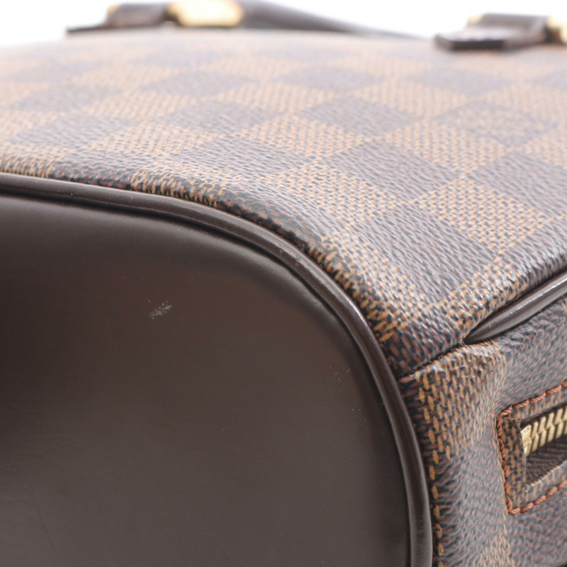 路易威登 Sarria 迷你手袋 N51286 Damier 帆布皮革 Ebene 二手女式-7