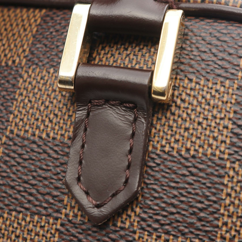 路易威登 Sarria 迷你手袋 N51286 Damier 帆布皮革 Ebene 二手女式-8