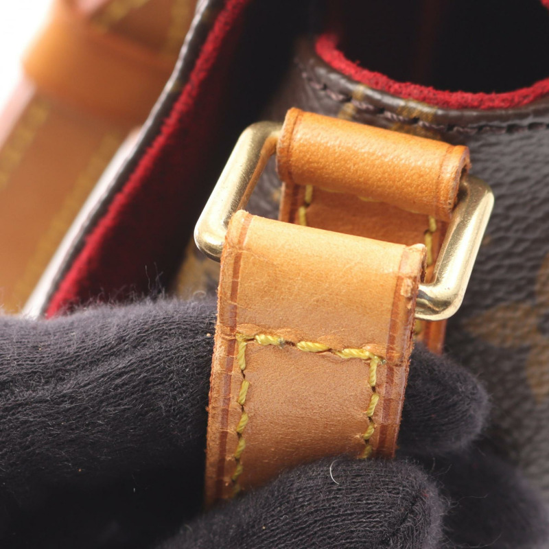 路易威登 Tambourin 單肩斜背包 M51179 Monogram 棕色皮革-8