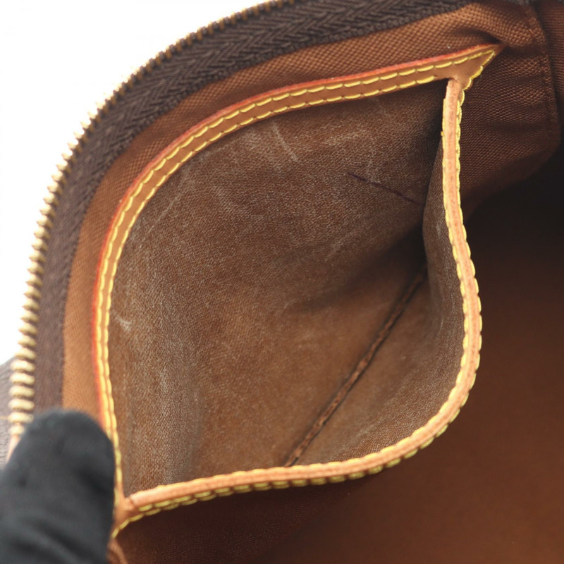 路易威登 Speedy 30 旅行手提包 M41526 Monogram 皮革 棕色 二手 女士-5