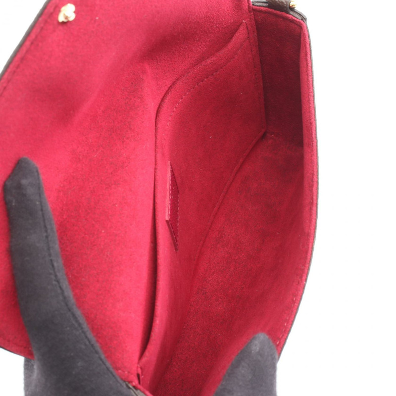 路易威登 Pochette Felicie 鏈條肩包 M81896 Monogram 棕色-2