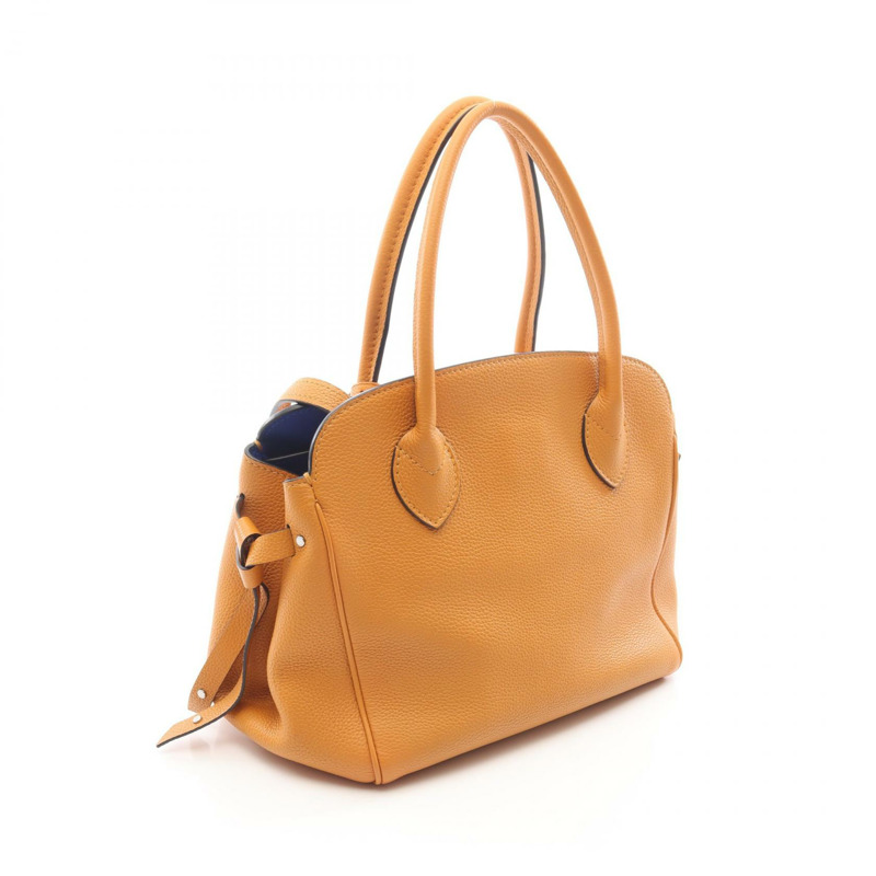 路易威登 Mira PM 斜背包 M55026 Taurillon 皮革 藏紅花色 二手 LV-1