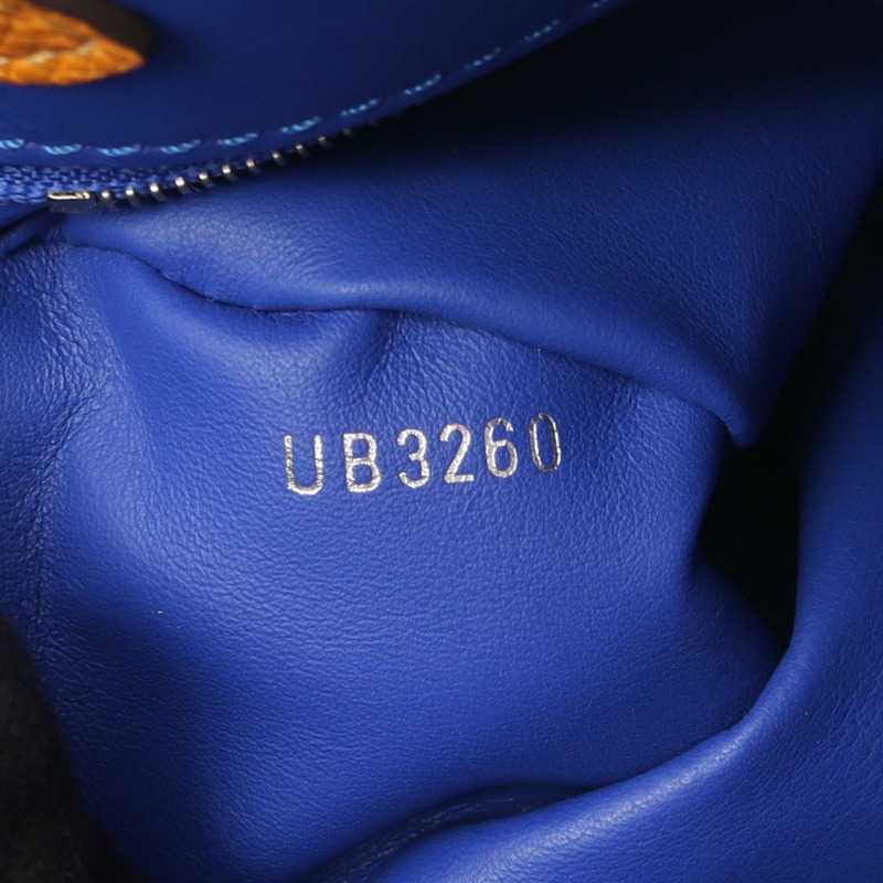 路易威登 Mira PM 斜背包 M55026 Taurillon 皮革 藏紅花色 二手 LV-4