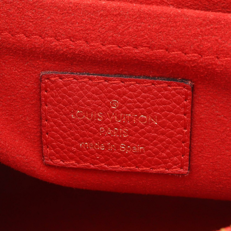 路易威登 Sun Placide 鏈條單肩背包 M43713 Monogram 皮革 Cerise-3