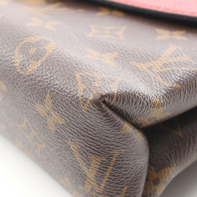 路易威登 Sun Placide 鏈條單肩背包 M43713 Monogram 皮革 Cerise-6