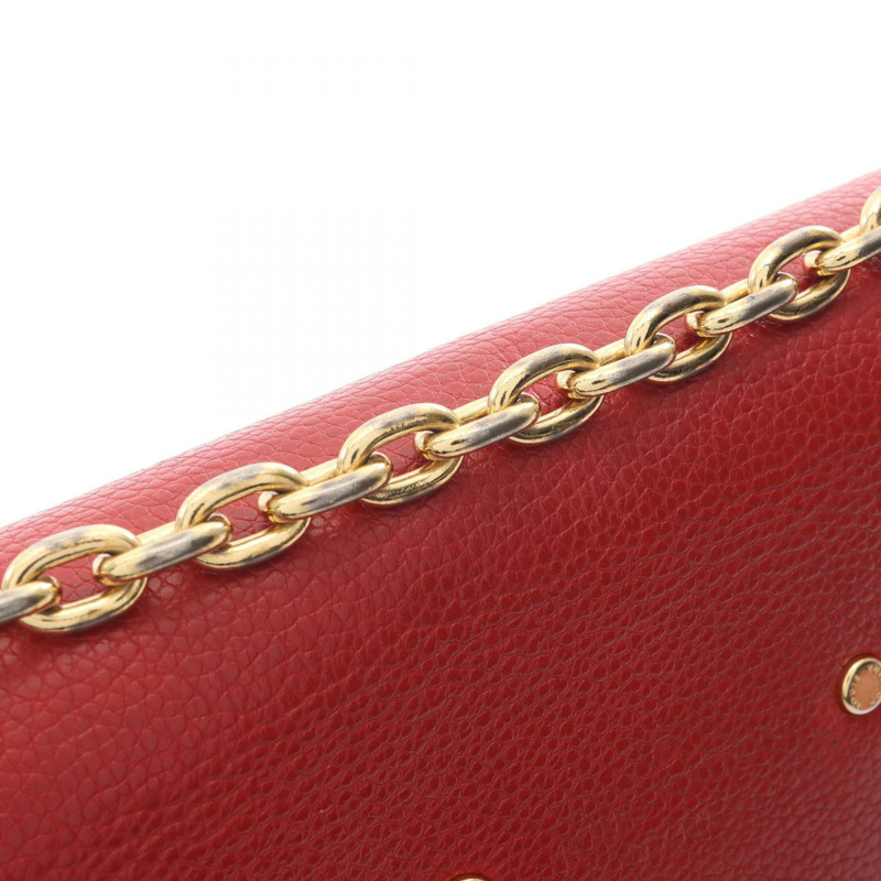 路易威登 Sun Placide 鏈條單肩背包 M43713 Monogram 皮革 Cerise-8