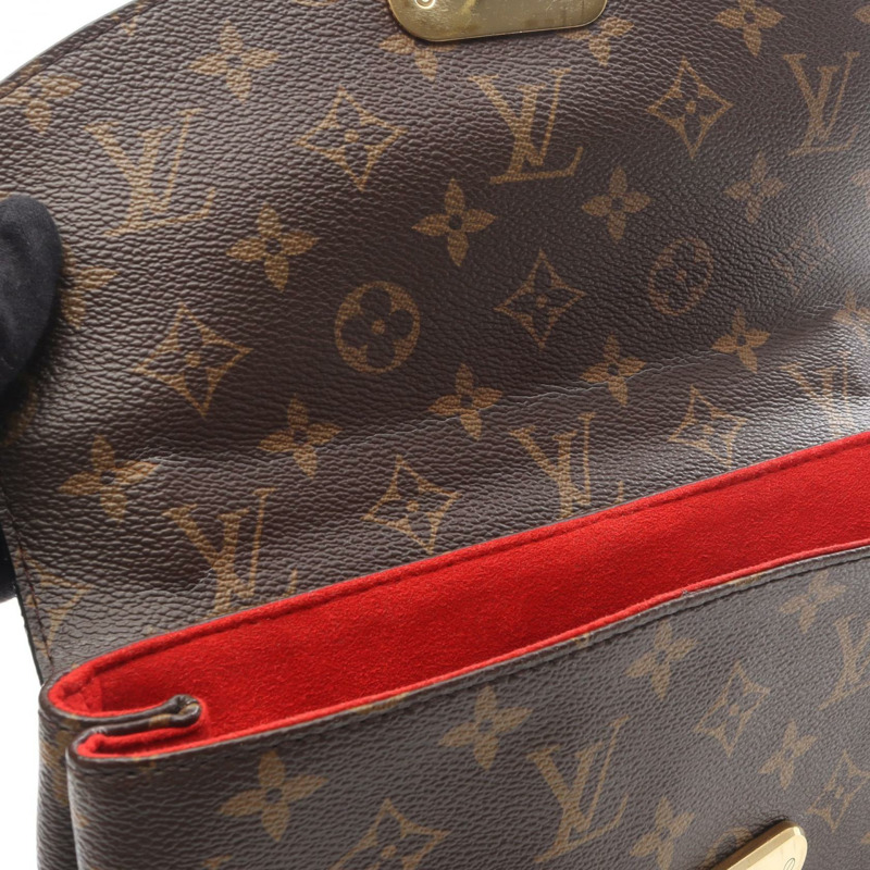 路易威登 Sun Placide 鏈條單肩背包 M43713 Monogram 皮革 Cerise-12