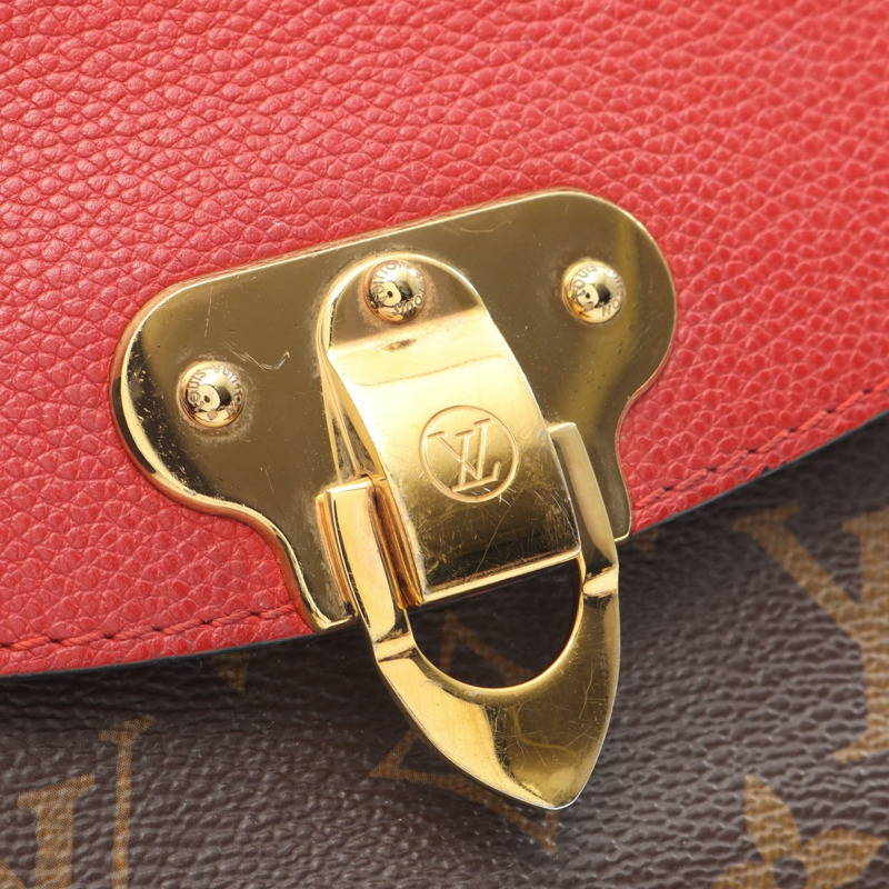 路易威登 Sun Placide 鏈條單肩背包 M43713 Monogram 皮革 Cerise-13