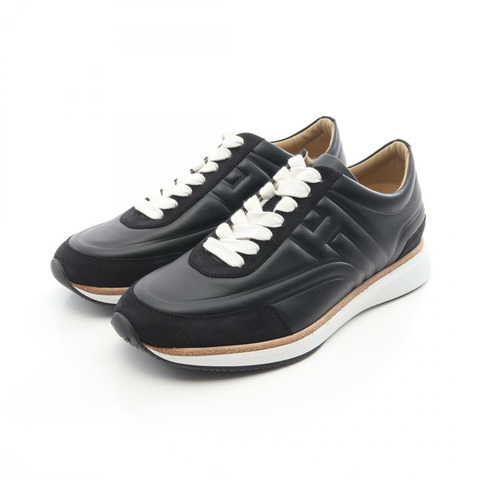 愛馬仕 Easy 運動鞋 #40 黑色真皮二手女款