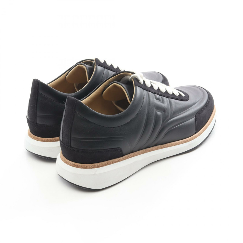 愛馬仕 Easy 運動鞋 #40 黑色真皮二手女款-1