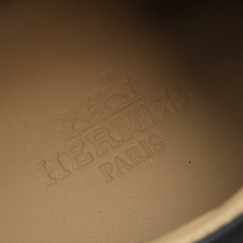 愛馬仕 Easy 運動鞋 #40 黑色真皮二手女款-4