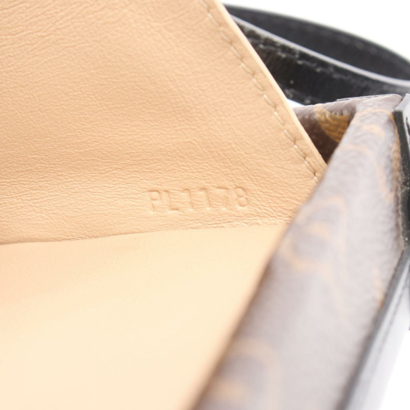 路易威登 Petit Malle 單肩斜背包 Monogram 皮革燈芯絨二手-4