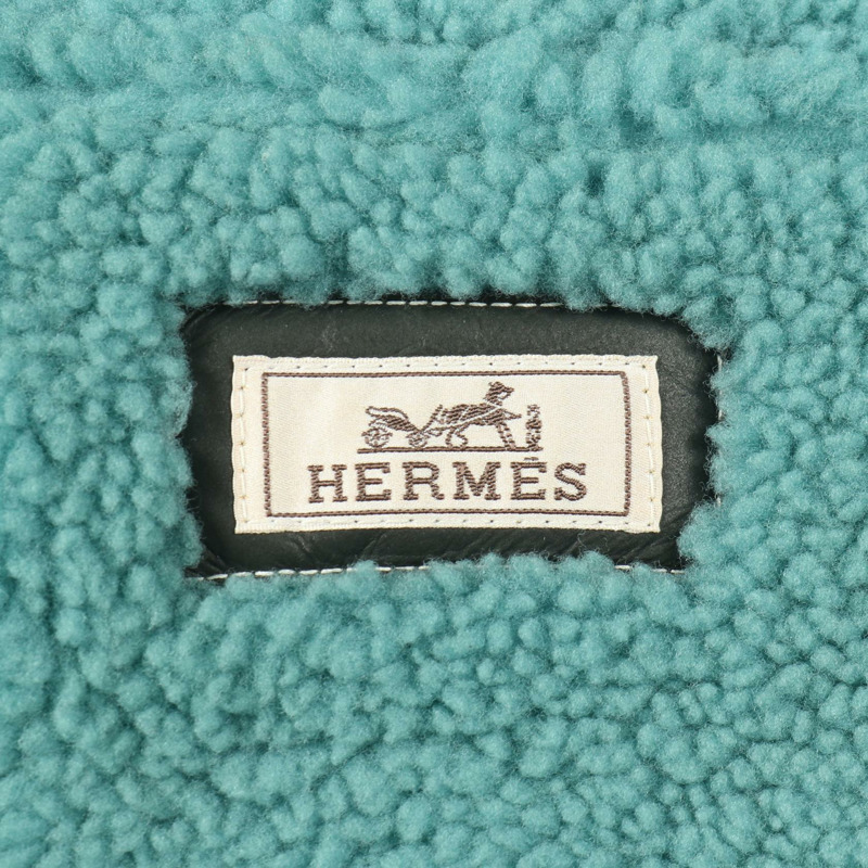 愛馬仕 Serie 扣環 其他外套 羊毛灰藍色 二手男士-2