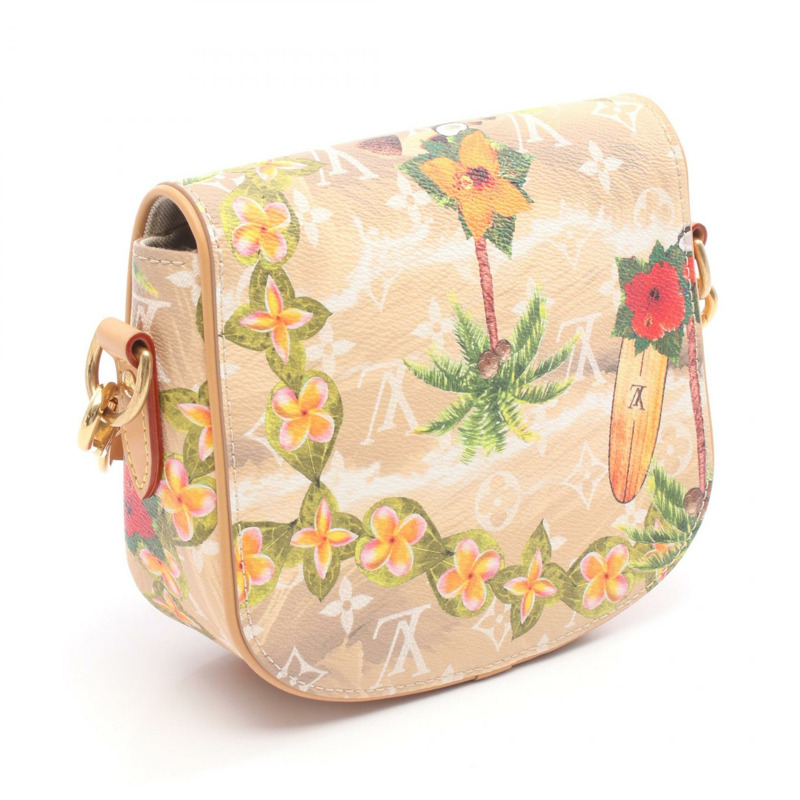 路易威登 Montsouris Messenger PM 單肩包 M24986 Monogram Surfing sand-1