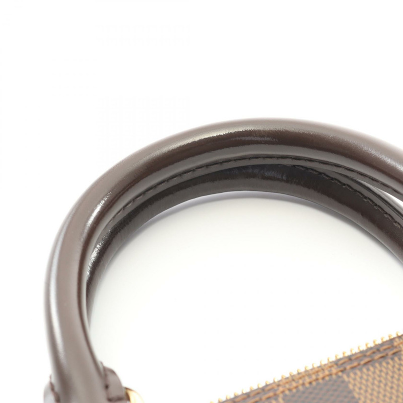 路易威登 Alma PM 手提包 N53151 Damier 皮革 Ebene 二手女士 LV-8