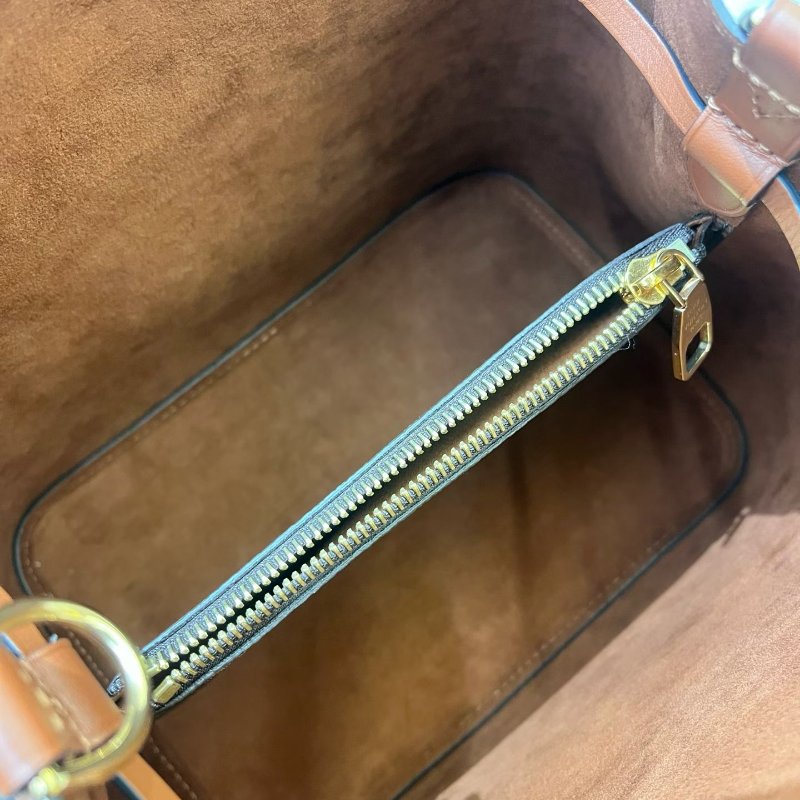 近新品 路易威登/Louis Vuitton 老花焦糖noe水桶包 芯片款-8